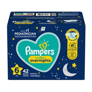 Pañal Desechable Talla 6 Swaddlers Overnight Pampers