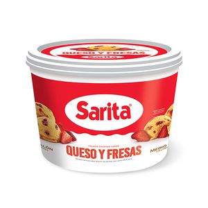 Helado Queso Y Fresas Sarita