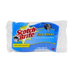 Esponja Lavaplatos Celulosa Cero Rayas Scotch Brite