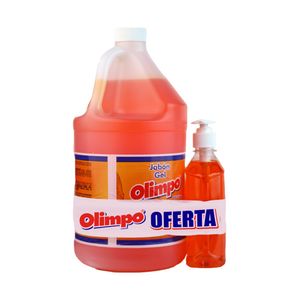 Jabón Líquido Antibacterial Olimpo 3785 ml + Jabón Líquido 460 ml