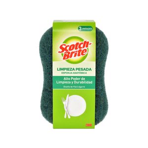 Esponja Lavaplatos Doble Uso Anatómica Scotch Brite
