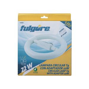 Lámpara Ahorradora 22W Circular Luz Día Fulgore