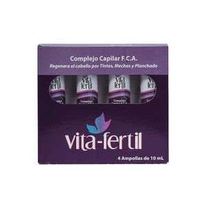 Tratamiento Cabello Teñido Vitafertil 4 Pack