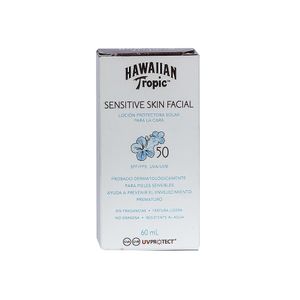 Bloqueador Crema Facial Sensitive FPS 50 Hawaiian Tropic