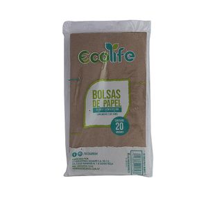 Bolsa Papel Biodegradable No.3 Ecolife