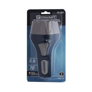 Linterna Recargable Ergonómica 70 Lumines Toolcraft