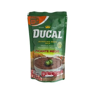 Frijoles Volteados Rojos Picante Ducal Doypack
