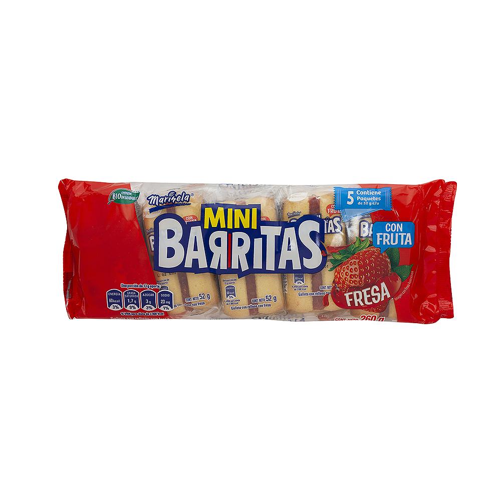 La Torre Mini Barritas Fresa Marinela 4661