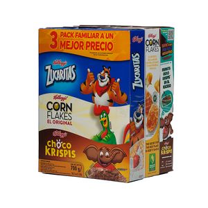 Cereal Kelloggs Surtido 3 Pack