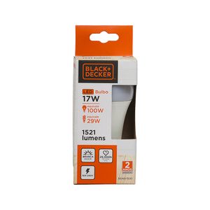 Foco Led 17W Blanca Black + Decker