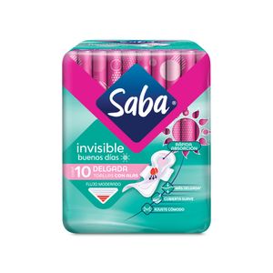 Toalla Femenina Invisible Delgada Saba