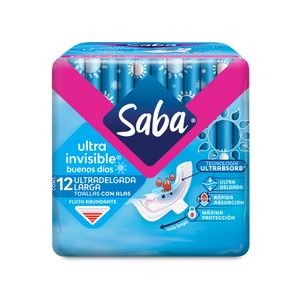 Toalla Femenina Ultra Delgada Larga Saba