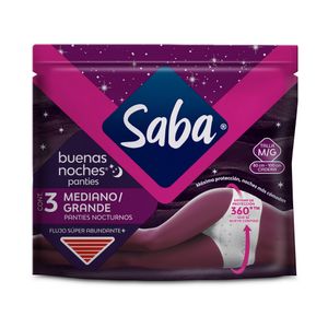 Panties Buenas Noches Talla M Saba