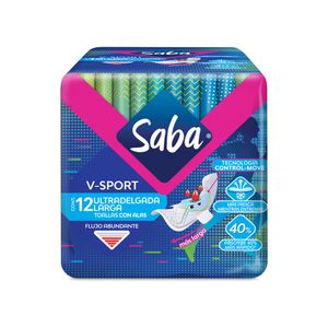 Toalla Femenina V-Sport Ultradelgada Con Alas Saba