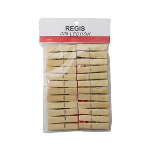 Gancho Ropa Madera Regis
