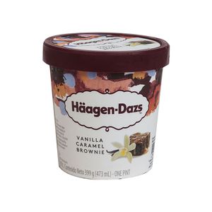 Helado Vainilla Caramelo Brownie Haagen Dazs