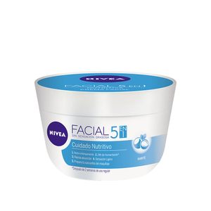 Crema Facial 5 en 1 Cuidado Nutritivo Nivea