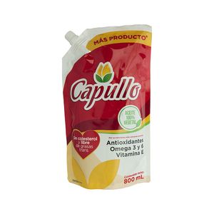 Aceite Vegetal Sin Colesterol Capullo Doypack