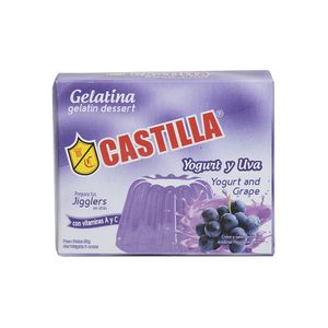 Gelatina Yogurt Y Uva Castilla
