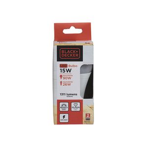 Foco Led 15W Blanca Black + Decker