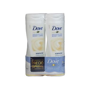 Crema Corporal Piel Seca Esencial Dove 2 Pack