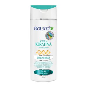 Acondicionador Keratina Liso Sedoso Sin Sal Bioland