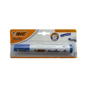 Marcador Para Pizarra Azul Bic