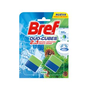 Desinfectante Baño Duo Cubos Pino Bref