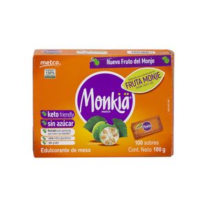 Endulzante Fruta De Monje Monkia 100 Sobres