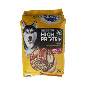 Alimento Perro Adulto Res Y Pollo High Protein Pedigree