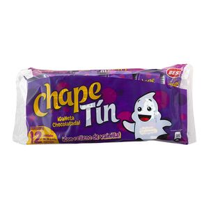 Galleta Vainilla Cubierta Chocolate Chapetín 12 Pack