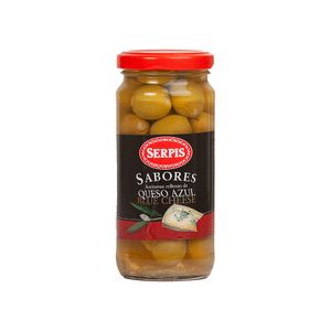 Aceitunas Verdes Rellenas Queso Azul Serpis