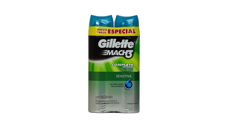 Gel De Afeitar Gillette Sensitive 198 G Unidad
