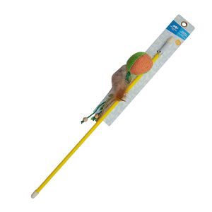 Juguete Para Gato Ratón Con Pluma Animal Planet