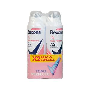 Desodorante Mujer Tono Perfecto Rexona Aerosol 2 Pack