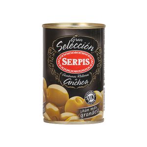 Aceitunas Verdes Rellenas Anchoa Serpis