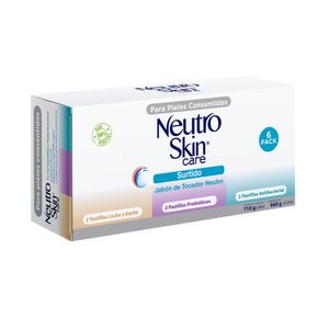 Jabón Pastilla Neutro Skin 6 Pack