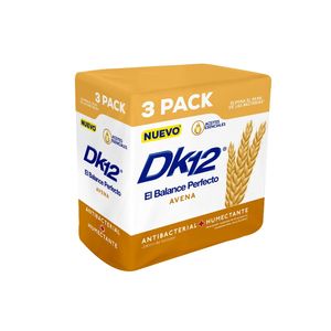 Jabón Pastilla Antibacterial Avena Dk 12 3 Pack