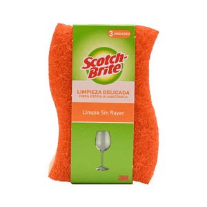 Esponja Limpieza Delicada Cero Rayas Scotch Brite