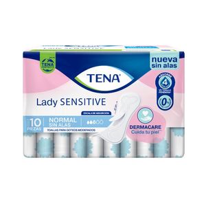 Tena Lady Toalla Sin Alas Sensitive