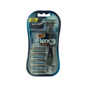 Rasuradora Flex 3 Hybrid Bic + 5 Repuestos
