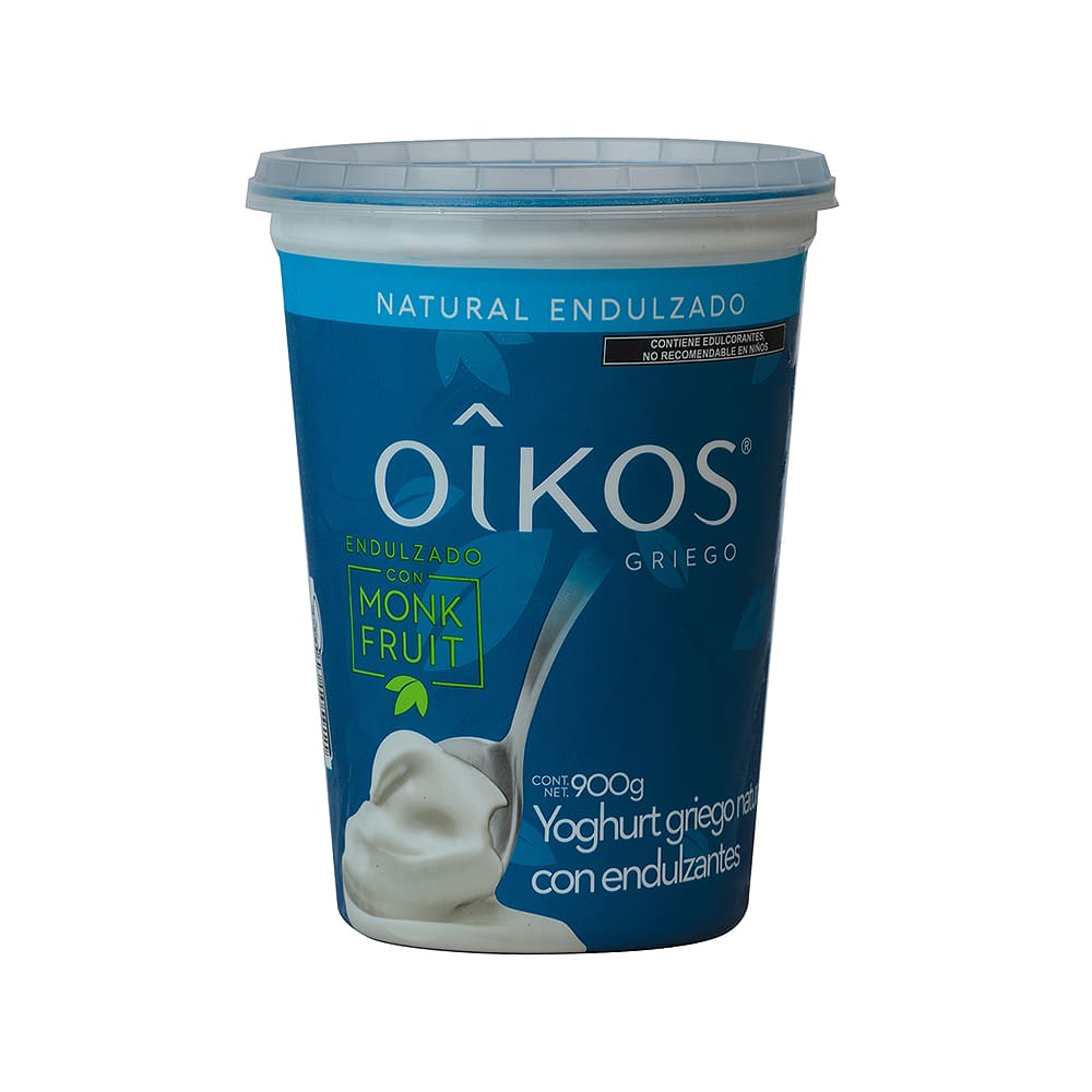 Oikos - Yogur Griego Danone Natural - 900g : : Alimentación y  bebidas