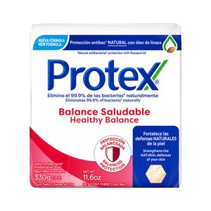 Jabón Pastilla Balance Protex 3 Pack