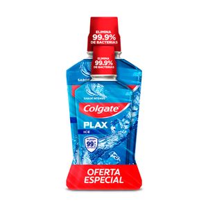 Enjuague Plax Ice Colgate 500ml. + 250ml.