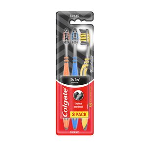 Cepillo Dental Zig Zag Carbón Colgate