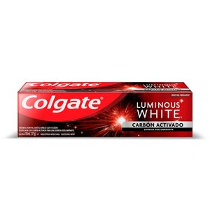 Crema Dental Luminous White Carbón Activado Colgate
