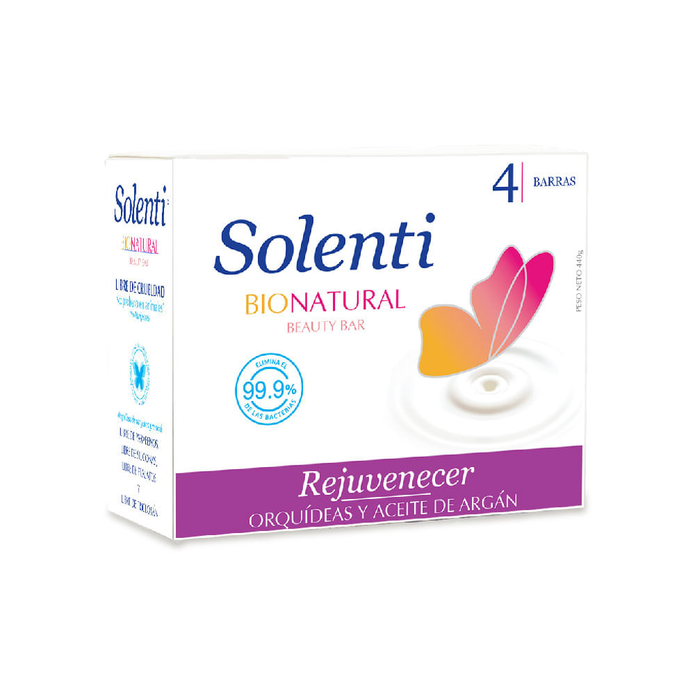 La Torre | Jabón Pastilla Rejuvenecer Solenti 4 Pack
