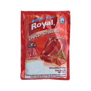 Gelatina Fresa Royal