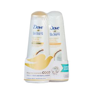 Shampoo Reparación Coco Dove 400ml. + Acondicionador 400ml.