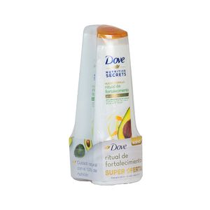 Shampoo Fortalecimiento Aguacate Dove 400ml. + Acondicionador 400ml.